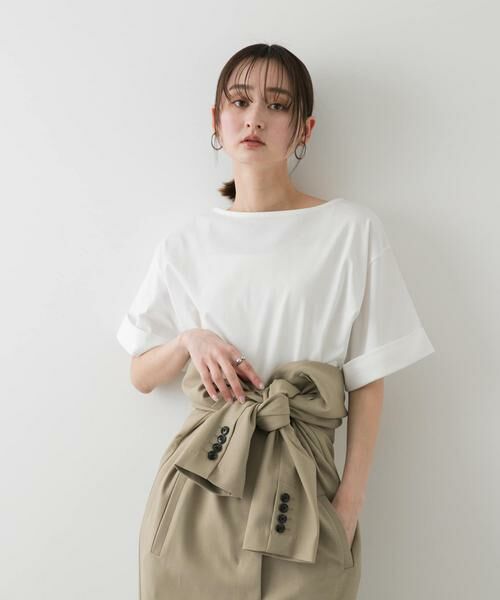 SENSE OF PLACE by URBAN RESEARCH / センスオブプレイス バイ アーバンリサーチ Tシャツ | 『UR TECH』ロールスリーブTシャツ(半袖) | 詳細23