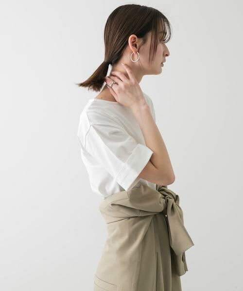 SENSE OF PLACE by URBAN RESEARCH / センスオブプレイス バイ アーバンリサーチ Tシャツ | 『UR TECH』ロールスリーブTシャツ(半袖) | 詳細25