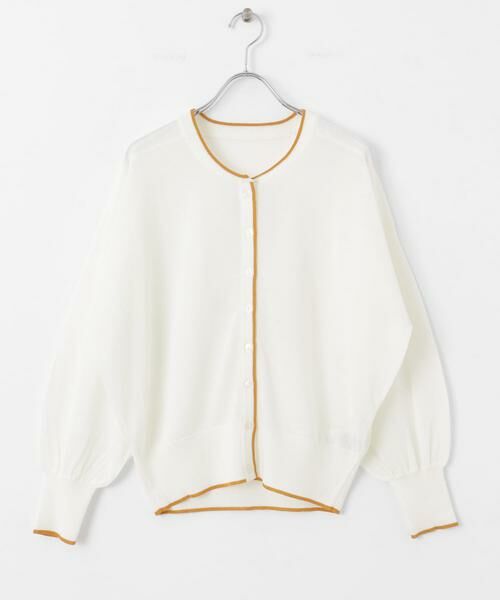 SENSE OF PLACE by URBAN RESEARCH / センスオブプレイス バイ アーバンリサーチ ニット・セーター | シアーボリュームスリーブカーディガン | 詳細8