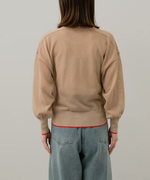 SENSE OF PLACE by URBAN RESEARCH / センスオブプレイス バイ アーバンリサーチ ニット・セーター | シアーボリュームスリーブカーディガン | 詳細19