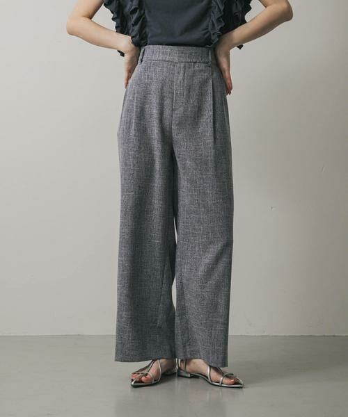 SENSE OF PLACE by URBAN RESEARCH / センスオブプレイス バイ アーバンリサーチ その他パンツ | ツイードワイドイージーパンツ | 詳細1