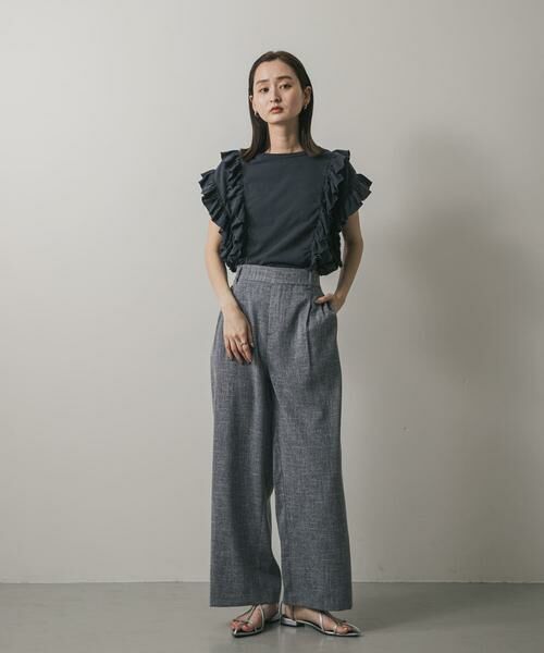 SENSE OF PLACE by URBAN RESEARCH / センスオブプレイス バイ アーバンリサーチ その他パンツ | ツイードワイドイージーパンツ | 詳細3