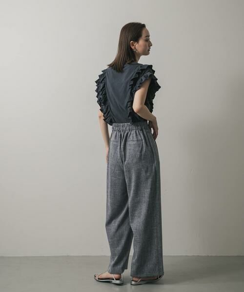 SENSE OF PLACE by URBAN RESEARCH / センスオブプレイス バイ アーバンリサーチ その他パンツ | ツイードワイドイージーパンツ | 詳細4