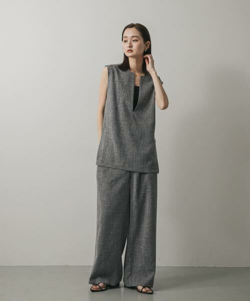 SENSE OF PLACE by URBAN RESEARCH / センスオブプレイス バイ アーバンリサーチ その他パンツ | ツイードワイドイージーパンツ | 詳細15
