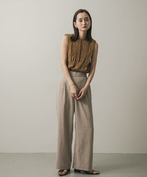 SENSE OF PLACE by URBAN RESEARCH / センスオブプレイス バイ アーバンリサーチ その他パンツ | ツイードワイドイージーパンツ | 詳細23