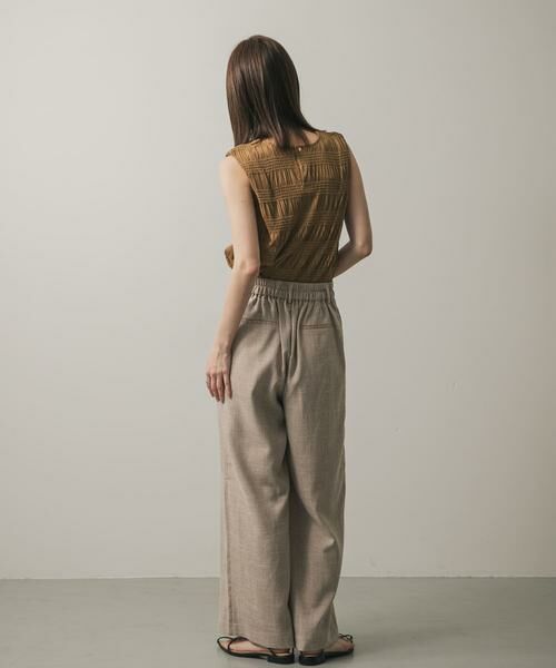 SENSE OF PLACE by URBAN RESEARCH / センスオブプレイス バイ アーバンリサーチ その他パンツ | ツイードワイドイージーパンツ | 詳細24