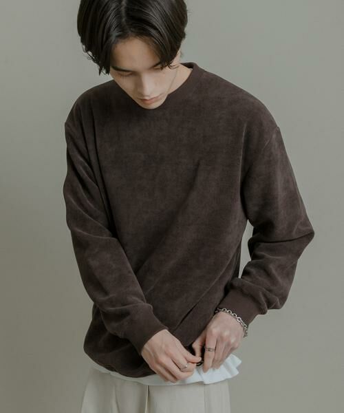 SENSE OF PLACE by URBAN RESEARCH / センスオブプレイス バイ アーバンリサーチ ニット・セーター | ニットフリースクルーネックプルオーバー | 詳細1