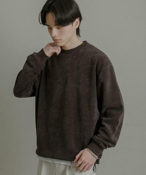 SENSE OF PLACE by URBAN RESEARCH / センスオブプレイス バイ アーバンリサーチ ニット・セーター | ニットフリースクルーネックプルオーバー | 詳細3