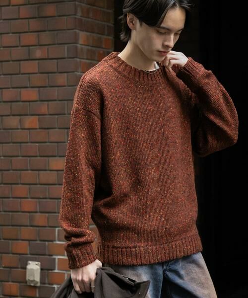 SENSE OF PLACE by URBAN RESEARCH / センスオブプレイス バイ アーバンリサーチ ニット・セーター | 『洗濯可』カラーネップニットプルオーバー | 詳細1