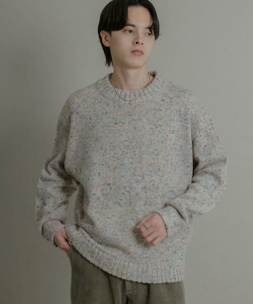 SENSE OF PLACE by URBAN RESEARCH / センスオブプレイス バイ アーバンリサーチ ニット・セーター | 『洗濯可』カラーネップニットプルオーバー | 詳細10
