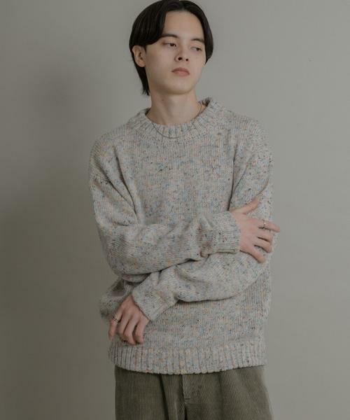 SENSE OF PLACE by URBAN RESEARCH / センスオブプレイス バイ アーバンリサーチ ニット・セーター | 『洗濯可』カラーネップニットプルオーバー | 詳細11