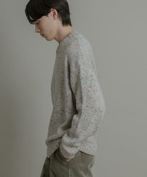 SENSE OF PLACE by URBAN RESEARCH / センスオブプレイス バイ アーバンリサーチ ニット・セーター | 『洗濯可』カラーネップニットプルオーバー | 詳細12