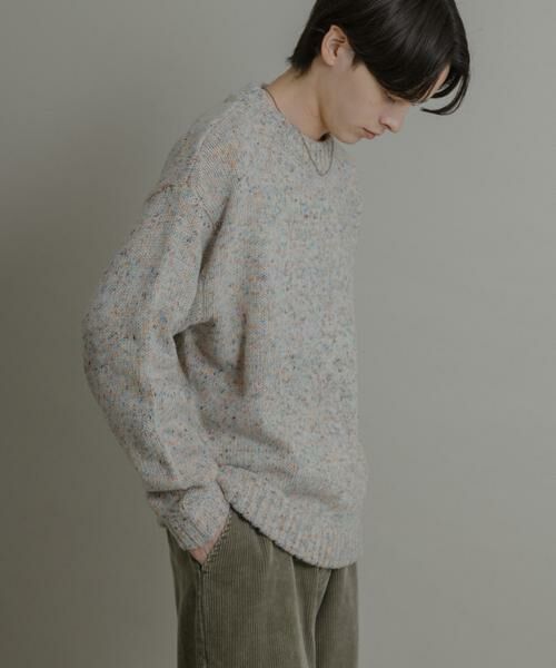 SENSE OF PLACE by URBAN RESEARCH / センスオブプレイス バイ アーバンリサーチ ニット・セーター | 『洗濯可』カラーネップニットプルオーバー | 詳細14