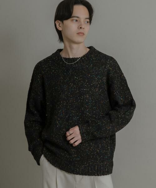 SENSE OF PLACE by URBAN RESEARCH / センスオブプレイス バイ アーバンリサーチ ニット・セーター | 『洗濯可』カラーネップニットプルオーバー | 詳細24