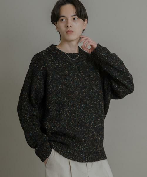 SENSE OF PLACE by URBAN RESEARCH / センスオブプレイス バイ アーバンリサーチ ニット・セーター | 『洗濯可』カラーネップニットプルオーバー | 詳細28