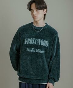 SENSE OF PLACE by URBAN RESEARCH / センスオブプレイス バイ アーバンリサーチ ニット・セーター | 『洗濯可』モールロゴグラフィックニット