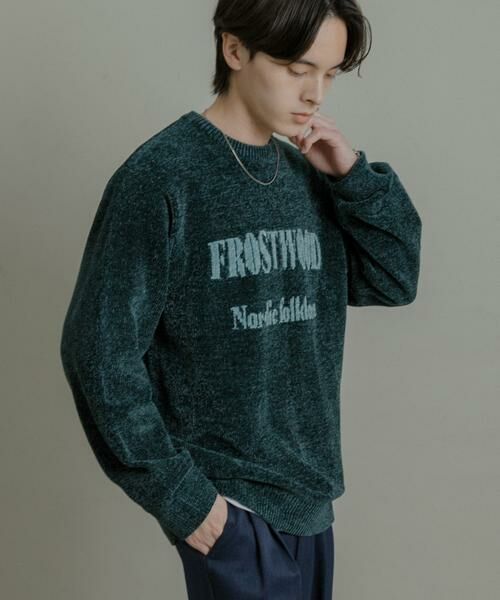 SENSE OF PLACE by URBAN RESEARCH / センスオブプレイス バイ アーバンリサーチ ニット・セーター | 『洗濯可』モールロゴグラフィックニット | 詳細3