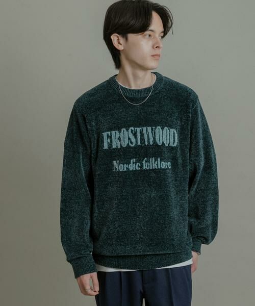 SENSE OF PLACE by URBAN RESEARCH / センスオブプレイス バイ アーバンリサーチ ニット・セーター | 『洗濯可』モールロゴグラフィックニット | 詳細4