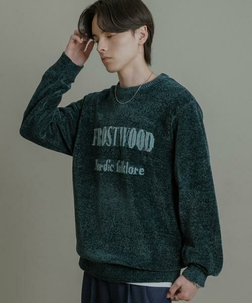 SENSE OF PLACE by URBAN RESEARCH / センスオブプレイス バイ アーバンリサーチ ニット・セーター | 『洗濯可』モールロゴグラフィックニット | 詳細5