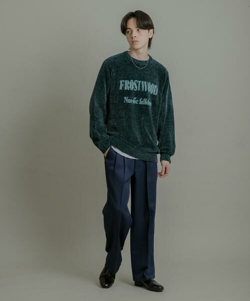 SENSE OF PLACE by URBAN RESEARCH / センスオブプレイス バイ アーバンリサーチ ニット・セーター | 『洗濯可』モールロゴグラフィックニット | 詳細6