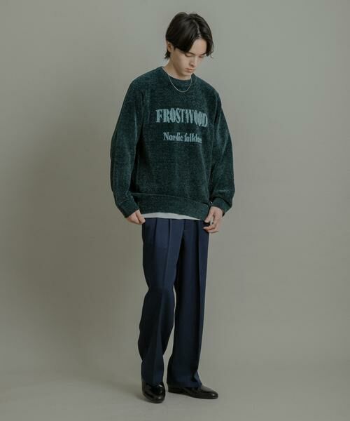 SENSE OF PLACE by URBAN RESEARCH / センスオブプレイス バイ アーバンリサーチ ニット・セーター | 『洗濯可』モールロゴグラフィックニット | 詳細7