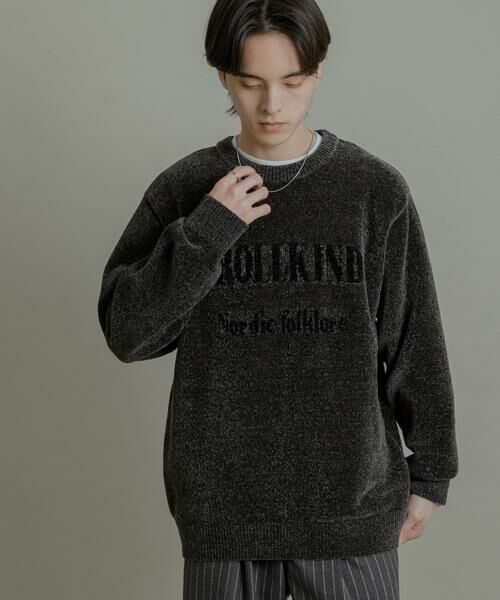 SENSE OF PLACE by URBAN RESEARCH / センスオブプレイス バイ アーバンリサーチ ニット・セーター | 『洗濯可』モールロゴグラフィックニット | 詳細11