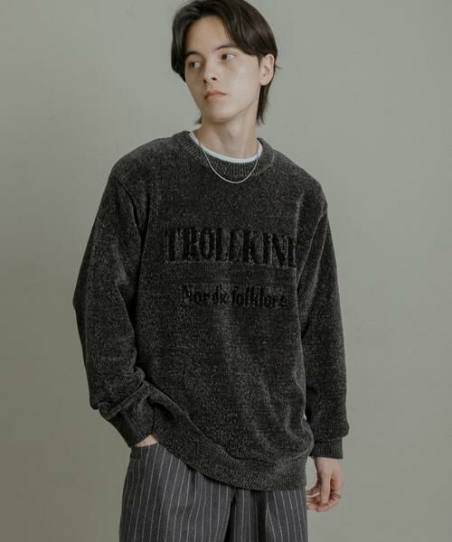 SENSE OF PLACE by URBAN RESEARCH / センスオブプレイス バイ アーバンリサーチ ニット・セーター | 『洗濯可』モールロゴグラフィックニット | 詳細13