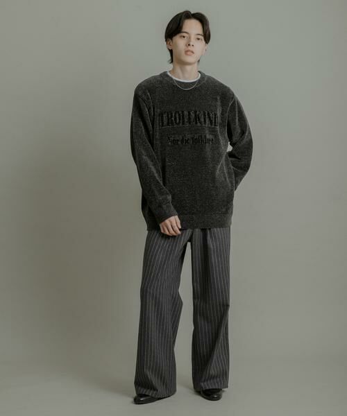 SENSE OF PLACE by URBAN RESEARCH / センスオブプレイス バイ アーバンリサーチ ニット・セーター | 『洗濯可』モールロゴグラフィックニット | 詳細15