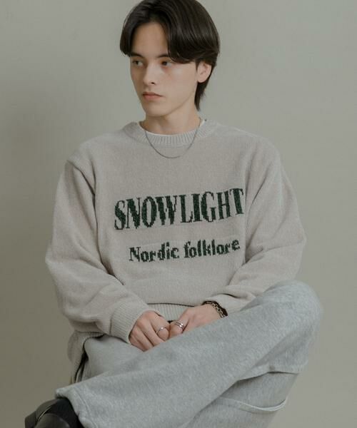 SENSE OF PLACE by URBAN RESEARCH / センスオブプレイス バイ アーバンリサーチ ニット・セーター | 『洗濯可』モールロゴグラフィックニット | 詳細28