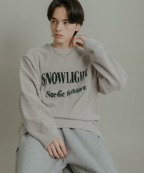 SENSE OF PLACE by URBAN RESEARCH / センスオブプレイス バイ アーバンリサーチ ニット・セーター | 『洗濯可』モールロゴグラフィックニット | 詳細29