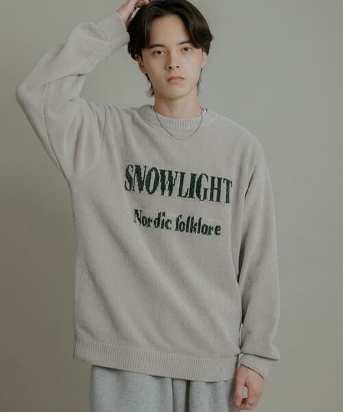 SENSE OF PLACE by URBAN RESEARCH / センスオブプレイス バイ アーバンリサーチ ニット・セーター | 『洗濯可』モールロゴグラフィックニット | 詳細30