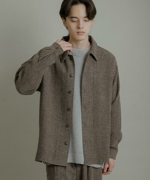 SENSE OF PLACE by URBAN RESEARCH / センスオブプレイス バイ アーバンリサーチ シャツ・ブラウス | スライバーライクヘリンボーンシャツ | 詳細2