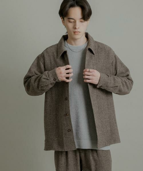 SENSE OF PLACE by URBAN RESEARCH / センスオブプレイス バイ アーバンリサーチ シャツ・ブラウス | スライバーライクヘリンボーンシャツ | 詳細3