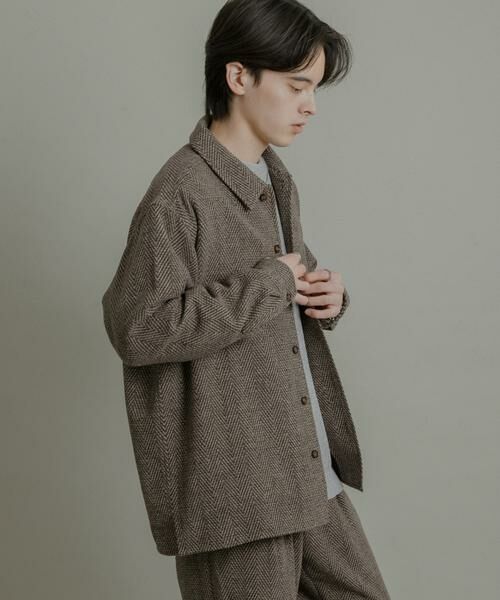 SENSE OF PLACE by URBAN RESEARCH / センスオブプレイス バイ アーバンリサーチ シャツ・ブラウス | スライバーライクヘリンボーンシャツ | 詳細4