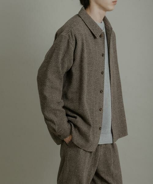 SENSE OF PLACE by URBAN RESEARCH / センスオブプレイス バイ アーバンリサーチ シャツ・ブラウス | スライバーライクヘリンボーンシャツ | 詳細5