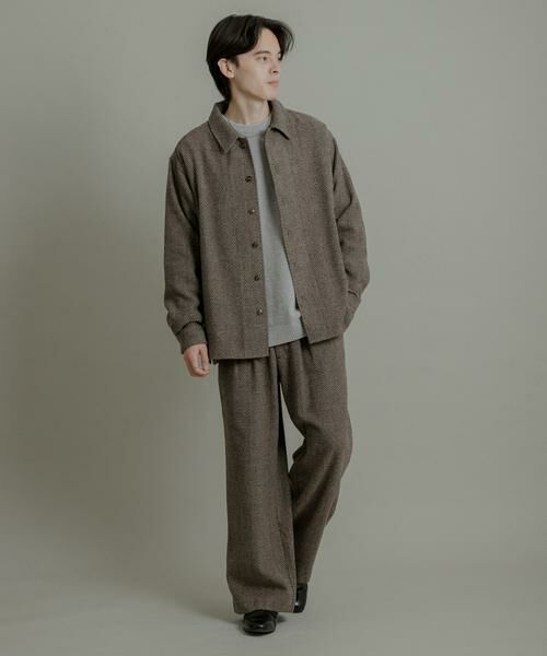 SENSE OF PLACE by URBAN RESEARCH / センスオブプレイス バイ アーバンリサーチ シャツ・ブラウス | スライバーライクヘリンボーンシャツ | 詳細6