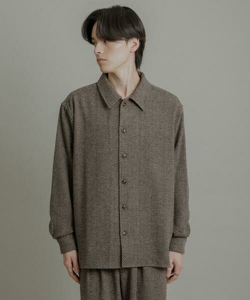 SENSE OF PLACE by URBAN RESEARCH / センスオブプレイス バイ アーバンリサーチ シャツ・ブラウス | スライバーライクヘリンボーンシャツ | 詳細8