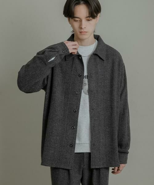 SENSE OF PLACE by URBAN RESEARCH / センスオブプレイス バイ アーバンリサーチ シャツ・ブラウス | スライバーライクヘリンボーンシャツ | 詳細13