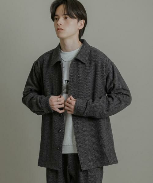 SENSE OF PLACE by URBAN RESEARCH / センスオブプレイス バイ アーバンリサーチ シャツ・ブラウス | スライバーライクヘリンボーンシャツ | 詳細14