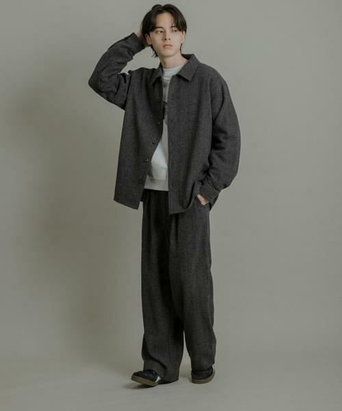 SENSE OF PLACE by URBAN RESEARCH / センスオブプレイス バイ アーバンリサーチ シャツ・ブラウス | スライバーライクヘリンボーンシャツ | 詳細17