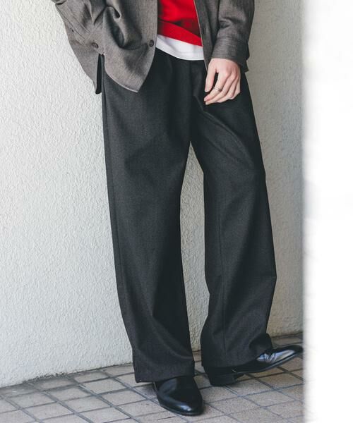 SENSE OF PLACE by URBAN RESEARCH / センスオブプレイス バイ アーバンリサーチ その他パンツ | ブラッシュドイージーワイドパンツ | 詳細3