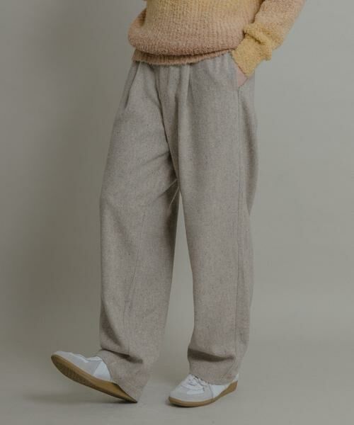 SENSE OF PLACE by URBAN RESEARCH / センスオブプレイス バイ アーバンリサーチ その他パンツ | カラーネップワンタックバレルパンツ | 詳細28