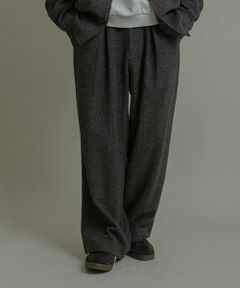 SENSE OF PLACE by URBAN RESEARCH / センスオブプレイス バイ アーバンリサーチ その他パンツ | スライバーライクヘリンボーンワイドパンツ