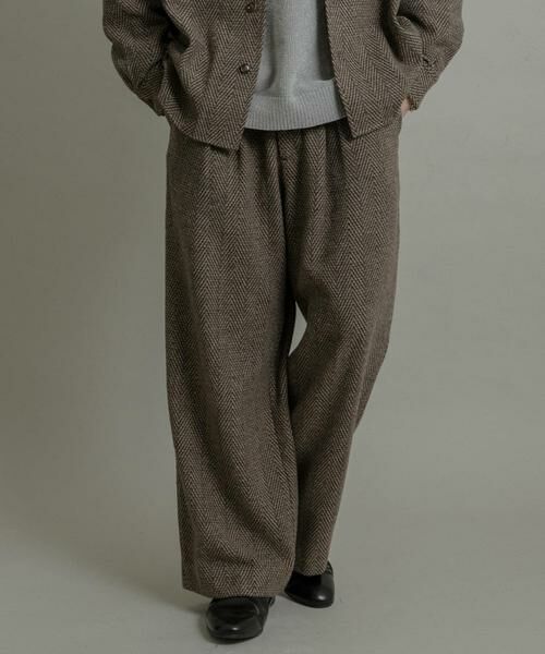 SENSE OF PLACE by URBAN RESEARCH / センスオブプレイス バイ アーバンリサーチ その他パンツ | スライバーライクヘリンボーンワイドパンツ | 詳細2