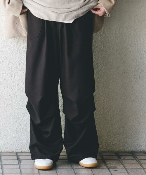 SENSE OF PLACE by URBAN RESEARCH / センスオブプレイス バイ アーバンリサーチ その他パンツ | 『WEB/一部店舗限定』ブラッシュドイージーパラシュートパンツ | 詳細1
