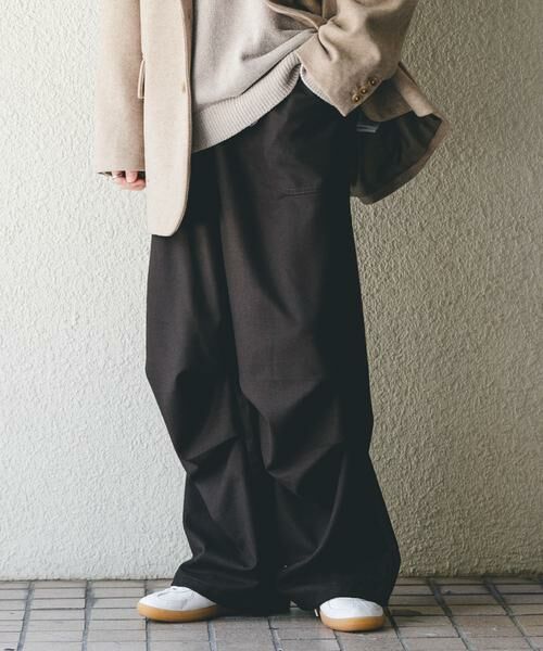 SENSE OF PLACE by URBAN RESEARCH / センスオブプレイス バイ アーバンリサーチ その他パンツ | 『WEB/一部店舗限定』ブラッシュドイージーパラシュートパンツ | 詳細4