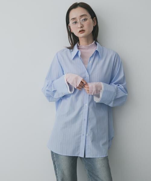 SENSE OF PLACE by URBAN RESEARCH / センスオブプレイス バイ アーバンリサーチ Tシャツ | シアーハイネックカットトップ | 詳細2