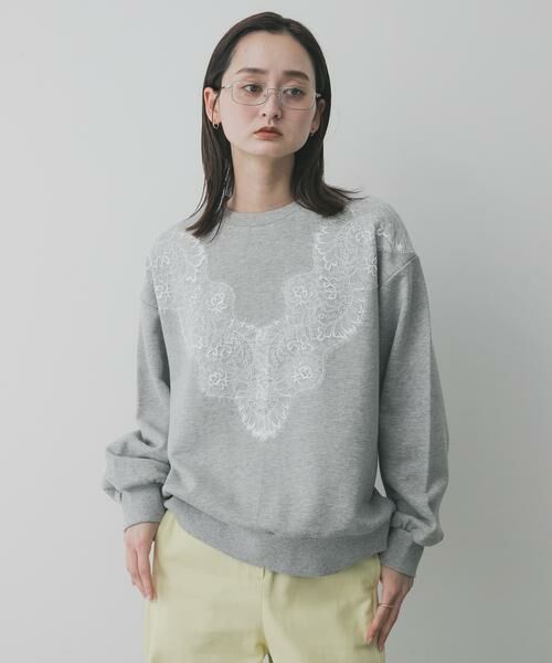 SENSE OF PLACE by URBAN RESEARCH / センスオブプレイス バイ アーバンリサーチ スウェット | レースルーズスウェット | 詳細1