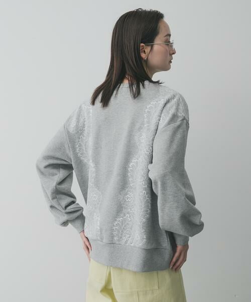 SENSE OF PLACE by URBAN RESEARCH / センスオブプレイス バイ アーバンリサーチ スウェット | レースルーズスウェット | 詳細3