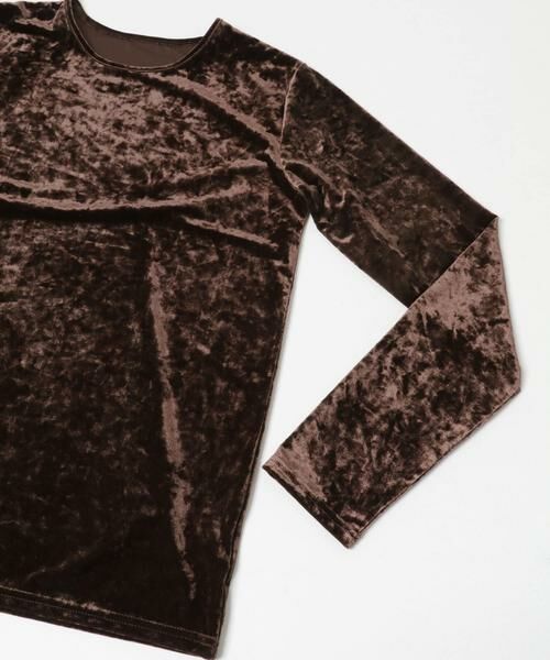 SENSE OF PLACE by URBAN RESEARCH / センスオブプレイス バイ アーバンリサーチ Tシャツ | 『洗濯可』フリルビスチェセットベロアトップ | 詳細6